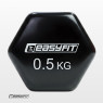 Hantel winylowy do fitnessu 0.5 kg EasyFit czarny