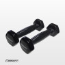Hantel winylowy do fitnessu 0.5 kg EasyFit czarny
