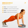 Poduszka sensomotoryczna z wypustkami EasyFit Balance Cushion-A szara