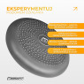 Poduszka sensomotoryczna z wypustkami EasyFit Balance Cushion-A szara