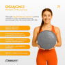 Poduszka sensomotoryczna z wypustkami EasyFit Balance Cushion-A szara
