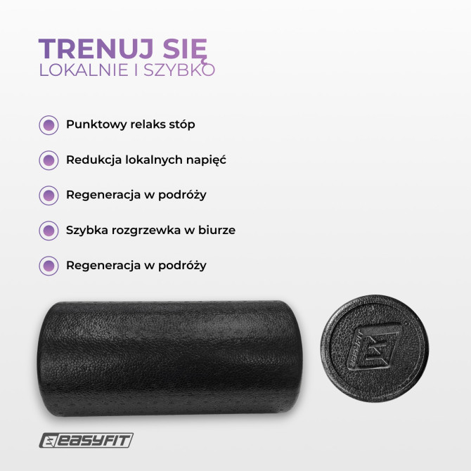 Roller do masażu EasyFit PolyFoam Roller EPP 30 cm