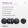 Roller do masażu EasyFit SlateShaper 45 cm czarny