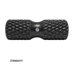 Roller do masażu z wypustkami EasyFit Grid Roller EPP 42x14 cm czarny