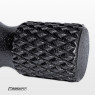 Roller do masażu z wypustkami EasyFit Grid Roller EPP 42x14 cm czarny