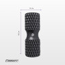 Roller do masażu z wypustkami EasyFit Grid Roller EPP 42x14 cm czarny