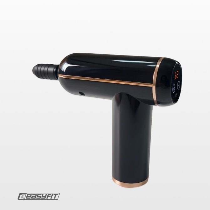 Pistolet do masażu EasyFit Impact do ciała z 4 nasadkami