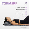 Mata do akupresury EasyFit z poduszką + pokrowiec szara z czarnym