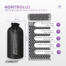 Mata do akupresury EasyFit z poduszką + pokrowiec szara z czarnym