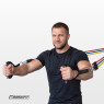 Uchwyty do wyciągu EasyFit TPR dla taśm i gum oporowych czarne