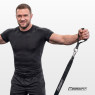 Uchwyty do wyciągu EasyFit TPR dla taśm i gum oporowych czarne