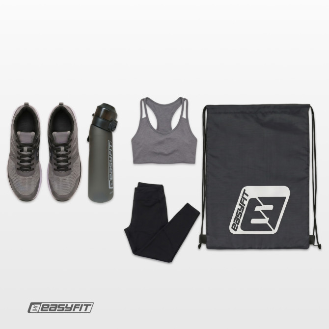 Torba sportowa worek na buty EasyFit 42x34 cm czarna