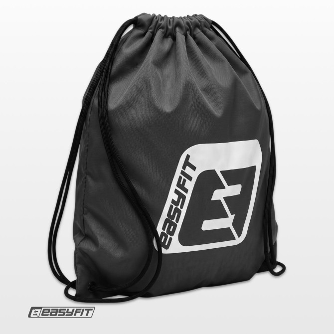 Sportowy plecak worek na sznurkach EasyFit 56x44 cm czarny