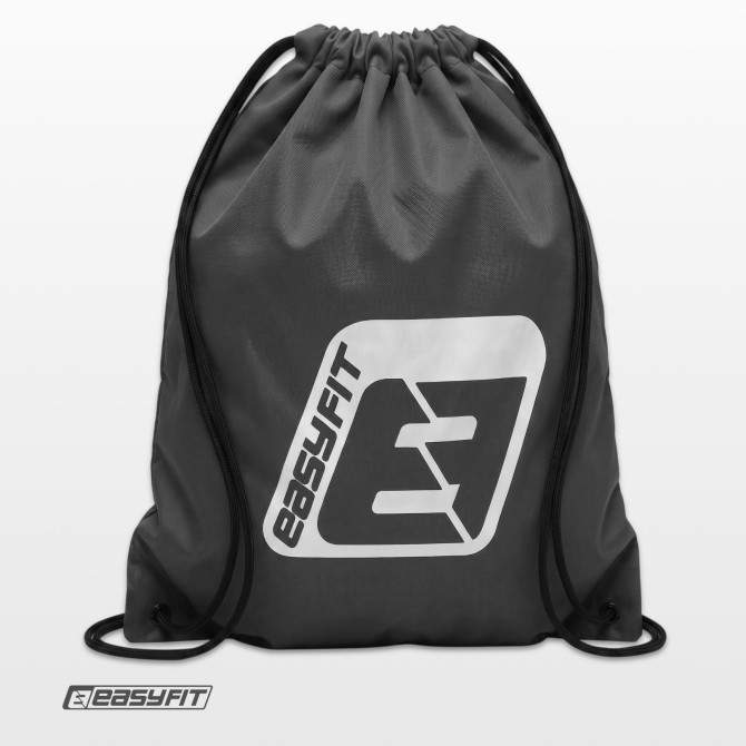 Sportowy plecak worek na sznurkach EasyFit 56x44 cm czarny