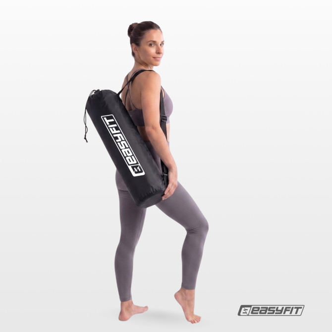 Torba na matę do jogi EasyFit 60x17 cm czarna