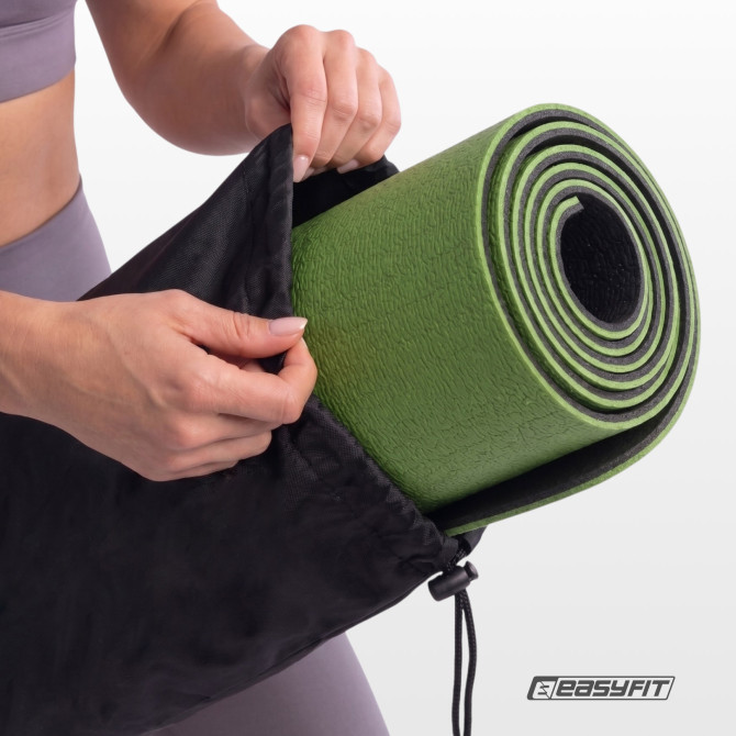 Torba na matę do jogi EasyFit 60x17 cm czarna