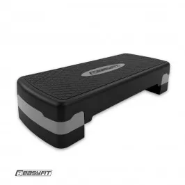Dwustopniowy step do ćwiczeń EasyFit Step-B szary