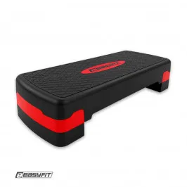 Dwustopniowy step do ćwiczeń EasyFit Step-B czerwony