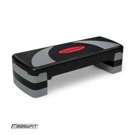 Trzystopniowy step do ćwiczeń EasyFit Step-B szary