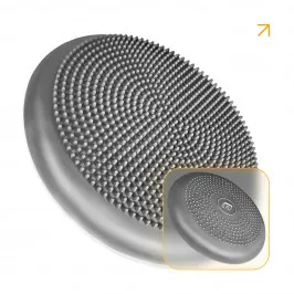 Poduszka sensomotoryczna z wypustkami EasyFit Balance Cushion-A szara