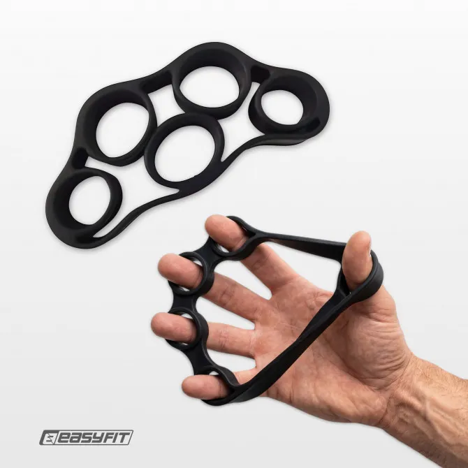 Zestaw ściskaczy do rąk EasyFit GripKit 6 w 1 czarny