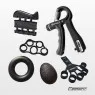Zestaw ściskaczy do rąk EasyFit GripKit 6 w 1 czarny