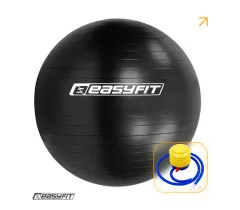 Piłka do ćwiczeń EasyFit BalanceBall 65 cm czarna z pompką
